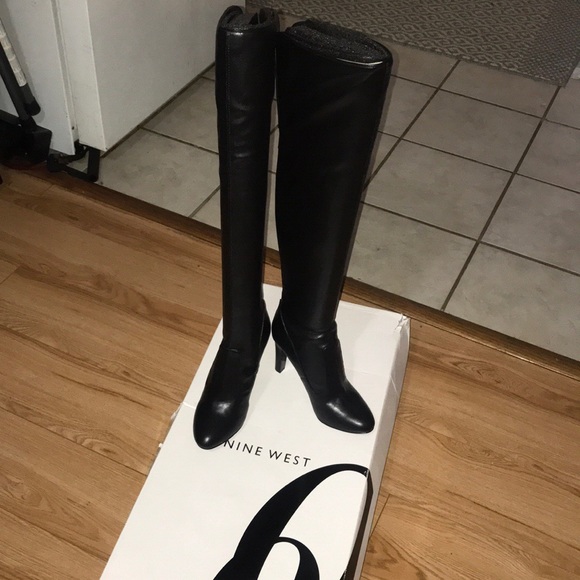 Nine West High Heel Stiletto Boots - Picture 3 of 6